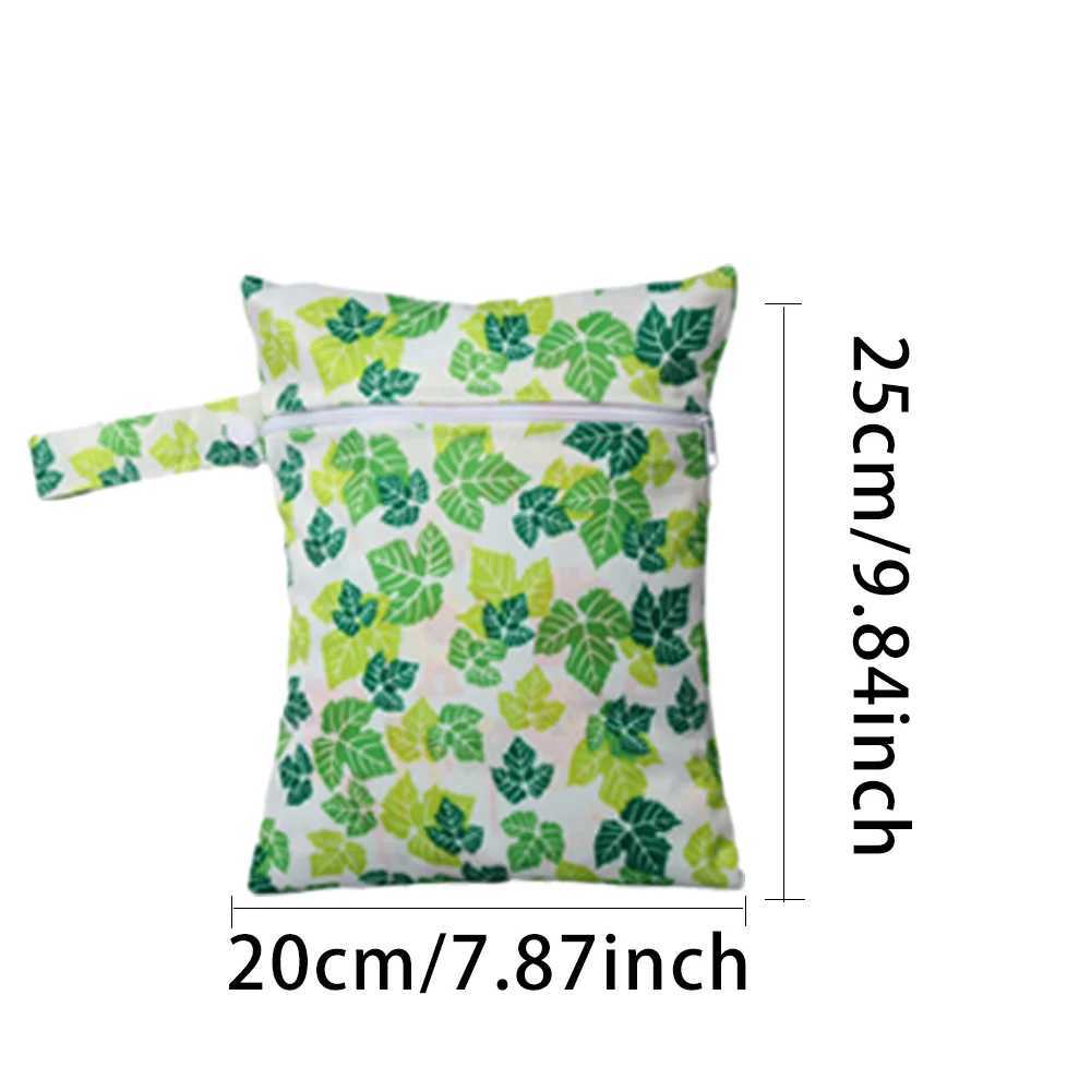 Ai2 Baby Diaper Bag 20X25cm Zipper Waterproof Bag Wet Dry Diaper Handbag Mom Travel Outdoor Handcart Handbag W240812