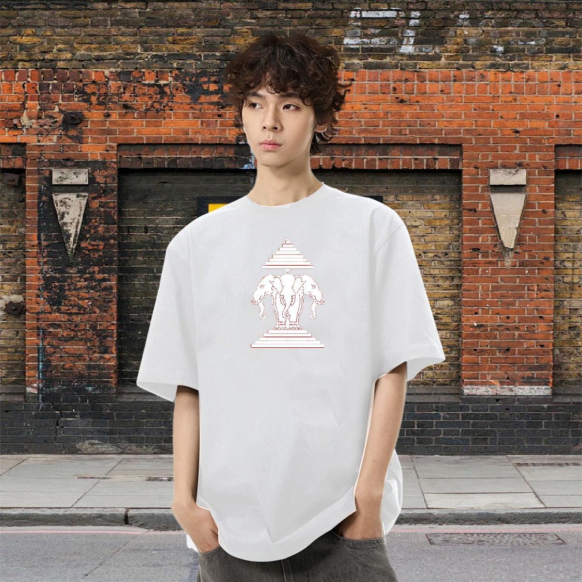 Custom Men T Shirts religion Top Tees 100% Cotton 230g Daily Wear Wholesale Custom Printed Pure Cotton Mens Tshirts