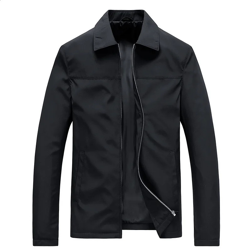 Male 2024 Mens Middle-aged Elderly Jackets Plus Size Spring Blazer Solid Autumn Business Casual Jacket Dad Suit Plus size 240812