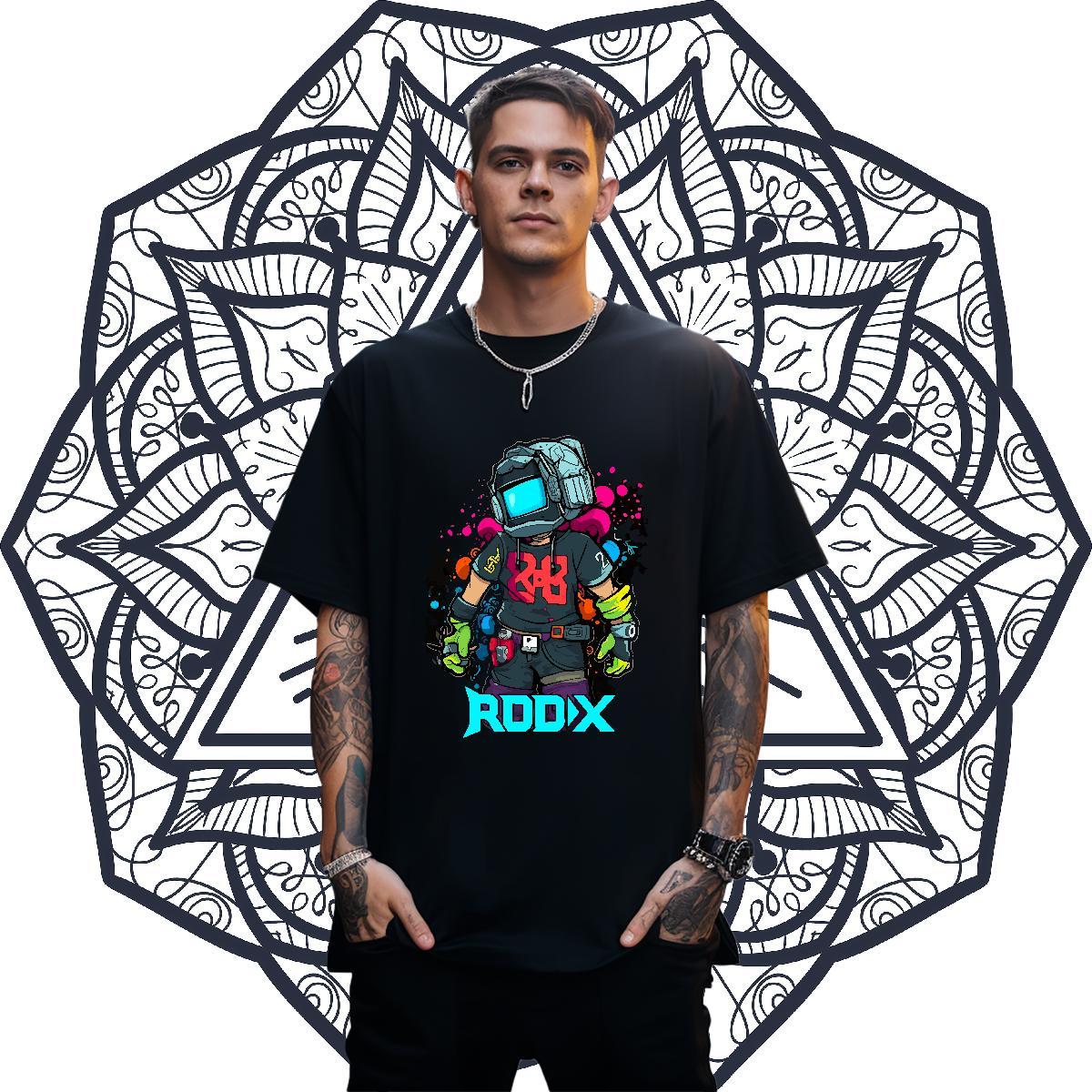 Brand Men Tshirts robot 230g 100% Cotton Daily Wear Short Sleeve Soft T-Shirts DIY Printed 2024 Designer Clothings
