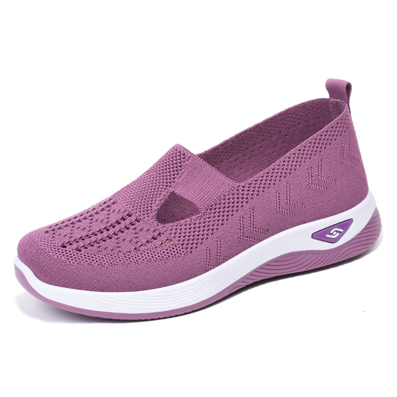 Ddmysports Data Style Mother S One Step Flying Woven Flat Fabric Shoes Small Order Outdoor Shoes