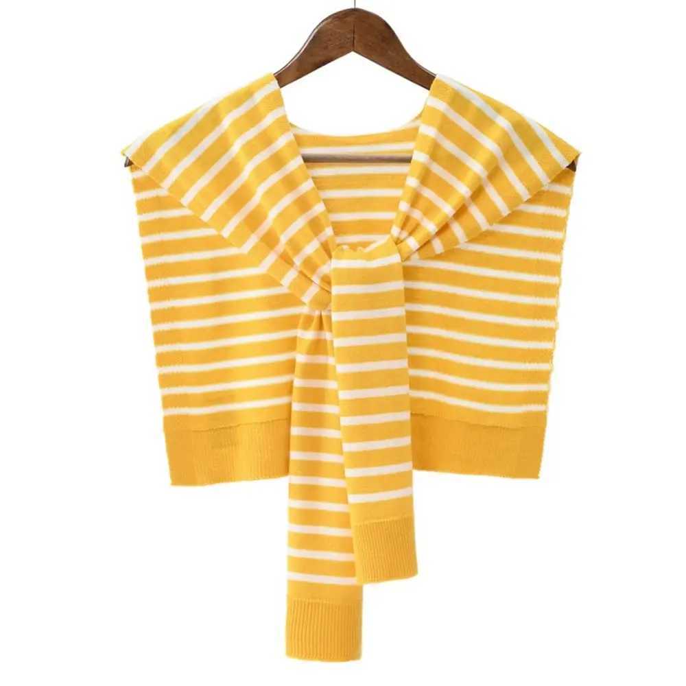 Mens clothing decoration womens shirt shoulder wool Korean scarf knitted shawl strip wrapping womens wool scarf W240810
