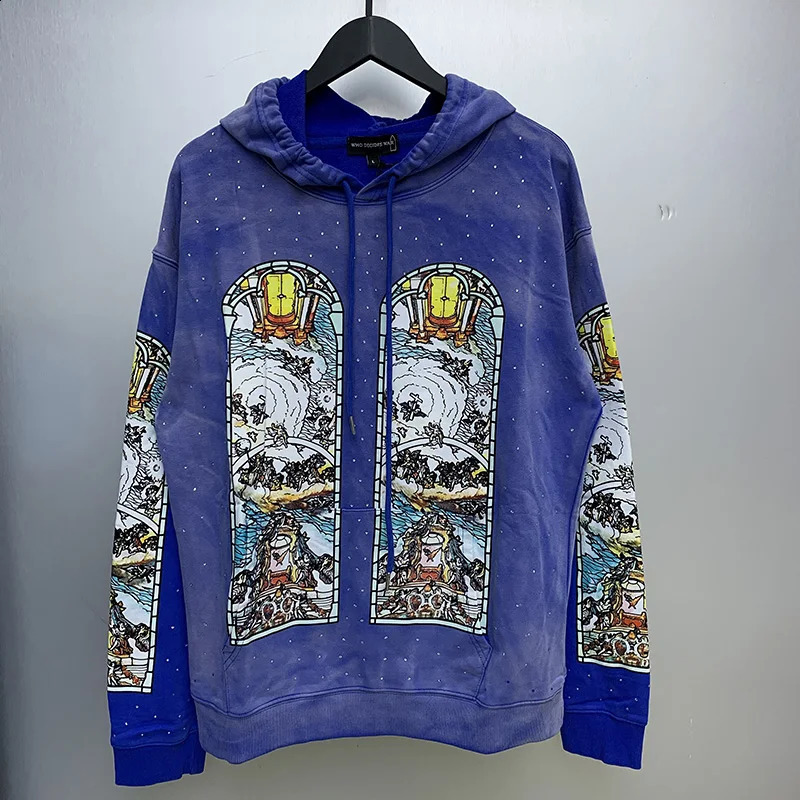 Fashion Oversized WHO DECIDES WAR Hoodies Men Woman Quality Hip Hop Streetwear Pullover Graphic Print 240809