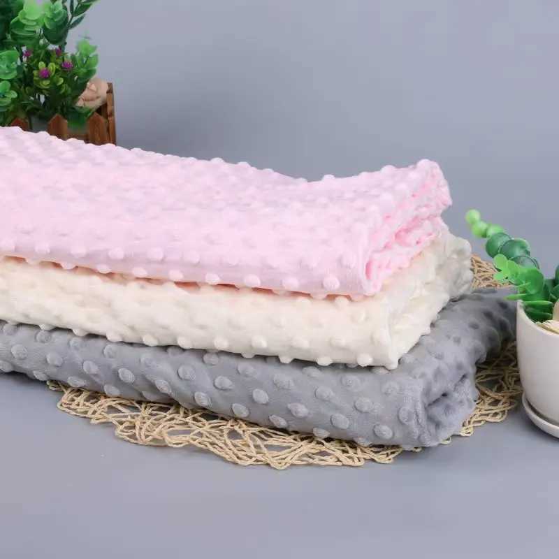 Customized embroidery name Velvet soft and breathable suitable for outdoor travel air conditioning baby blanket windproofW240810