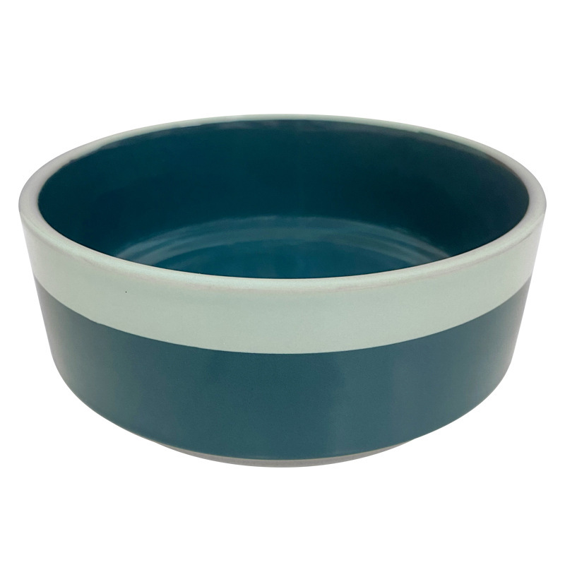 Stylish and Functional Collared Feline Dining Bowl Made from Premium Ceramics