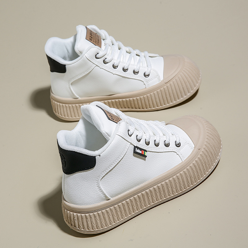 Ddmysports Spring New Igh Top Little White Women S Instagram Trendy Korean Edition Student Versatile Running Sports And Casual Shoes K Outdoor