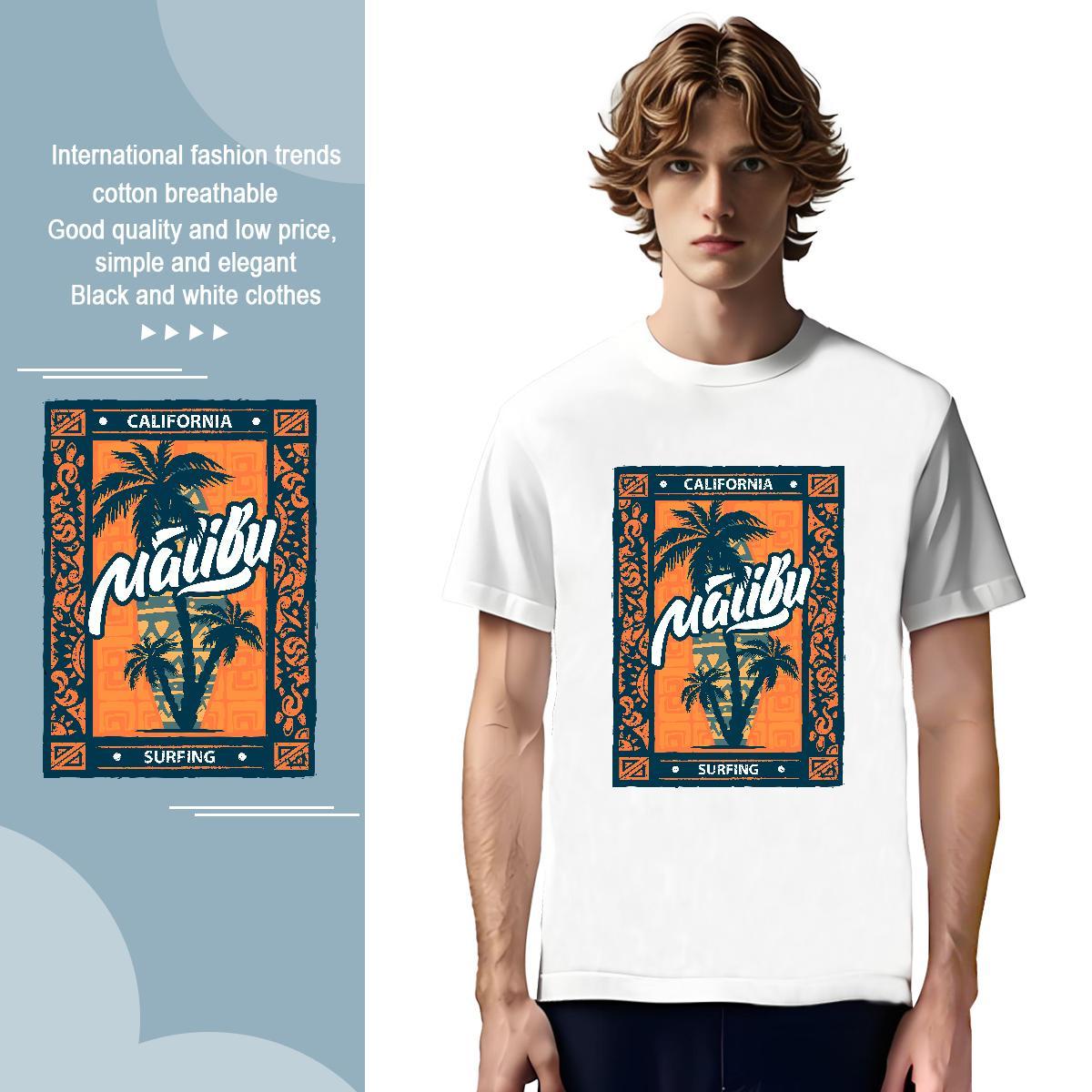Classic Men Tees tree 230g Pure Cotton Outdoor Short Sleeve O-Neck Mens T Shirts Oversized Wholesale Tops Shirt