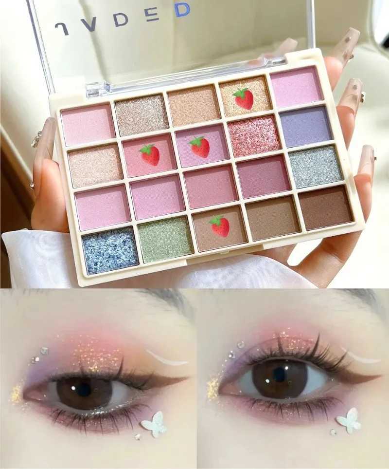 20 color lavender eye shadow palette gradient low saturation matte shimmer eye shadow pigment contour eye shadow board shiny eye shadowW241212