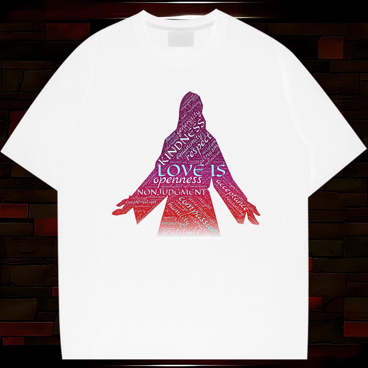 Free Shipping 100% Cotton 230g T-Shirts Anime Printing Street Men Tshirts Tees Breathable Crew Neck Loose Custom Print Oversized