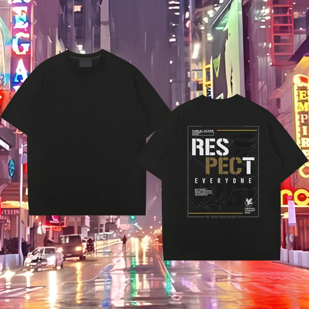 Casual New Man T Shirts letter Clothes 100% Cotton 230g Street Casual Popular Oversized 3XL 4XL Round Neck Short Sleeve Mens Tshirts