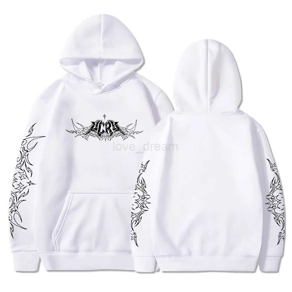 Y2k Dark Tribal Hoodie Men Fashion Warm Sweatshirt Graphical Printed Hip Hop Hoodies Casual Streetwear Spring Autumn New HoodiesXJ240812