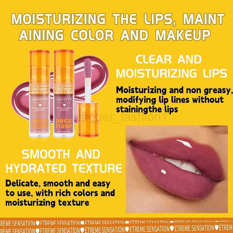 Duck Lip Plumping Oil Doodle Lip Gloss Liquid Lipstick Lip Protectant Oil Lip Nectar Mirror Lip Glaze Moisturizing ShineXJ240812