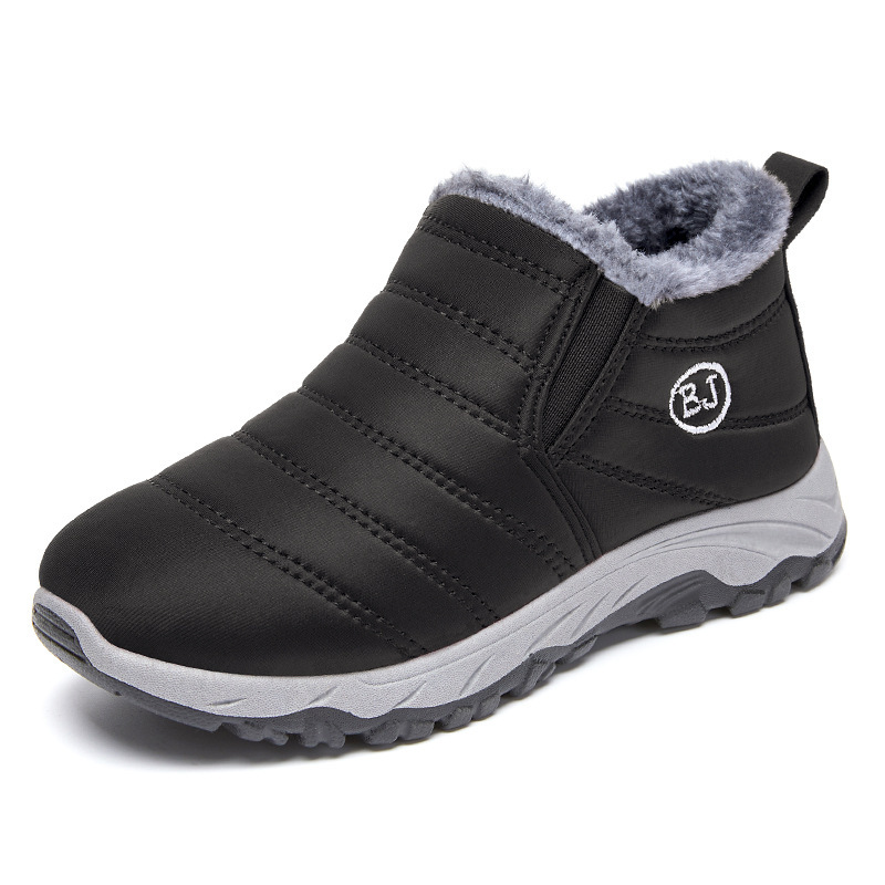 Ddmysports Mom S Winter New Cotton Shoes Plush Thickened Short Couple Warm Snow Boots Outdoor