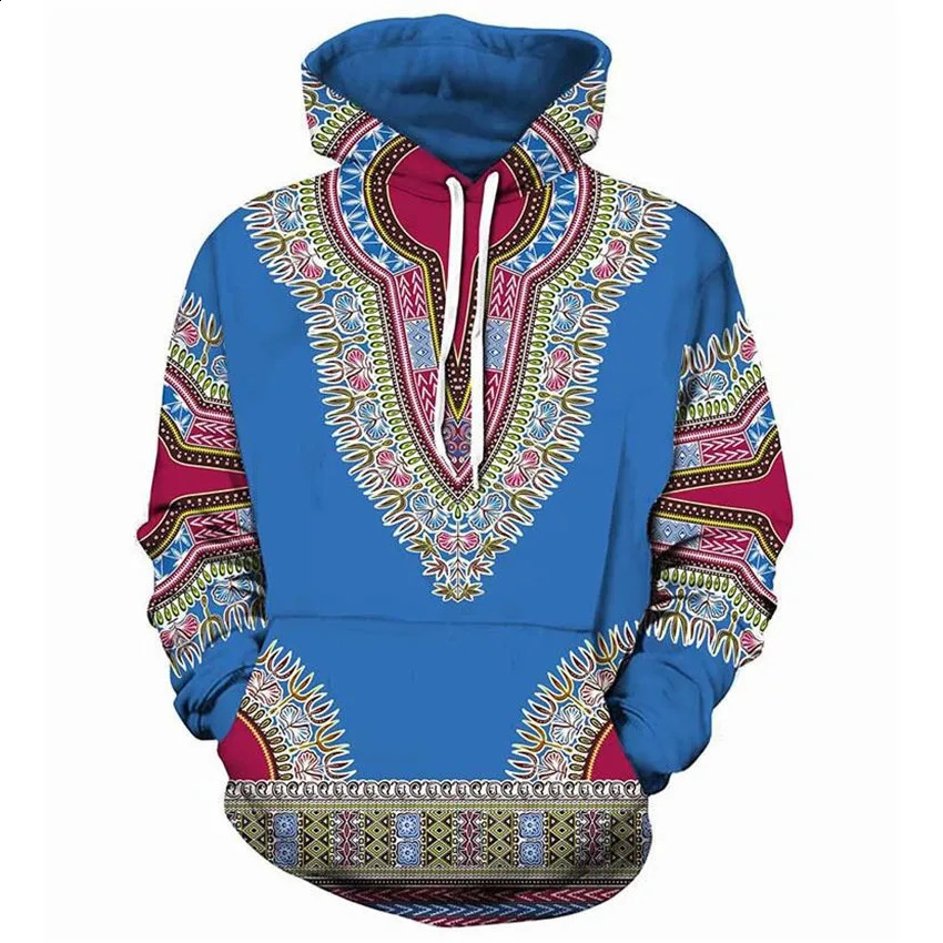 Men African Folk-custom 3D Print Men Hoodies Sweatshirts Hooded Sweatshirt Cool Hip Hop Streetwear Hoodie Tracksuit Male 240812