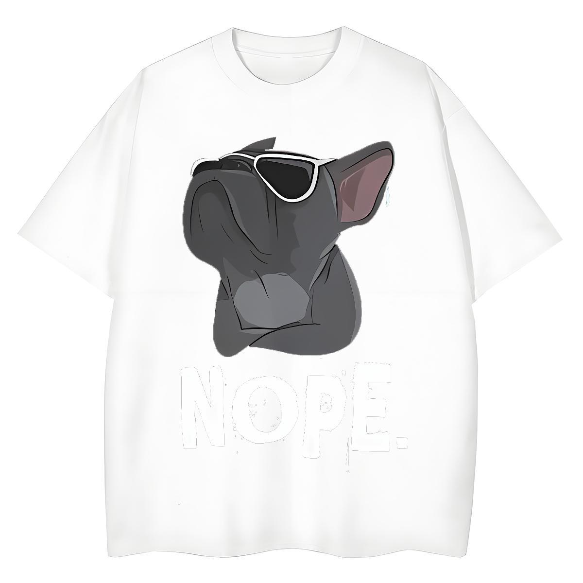 Loose Fit Couples T Shirts Street 230g Cotton Custom Printing Crew Neck T-Shirts New Designer Tees Shirts