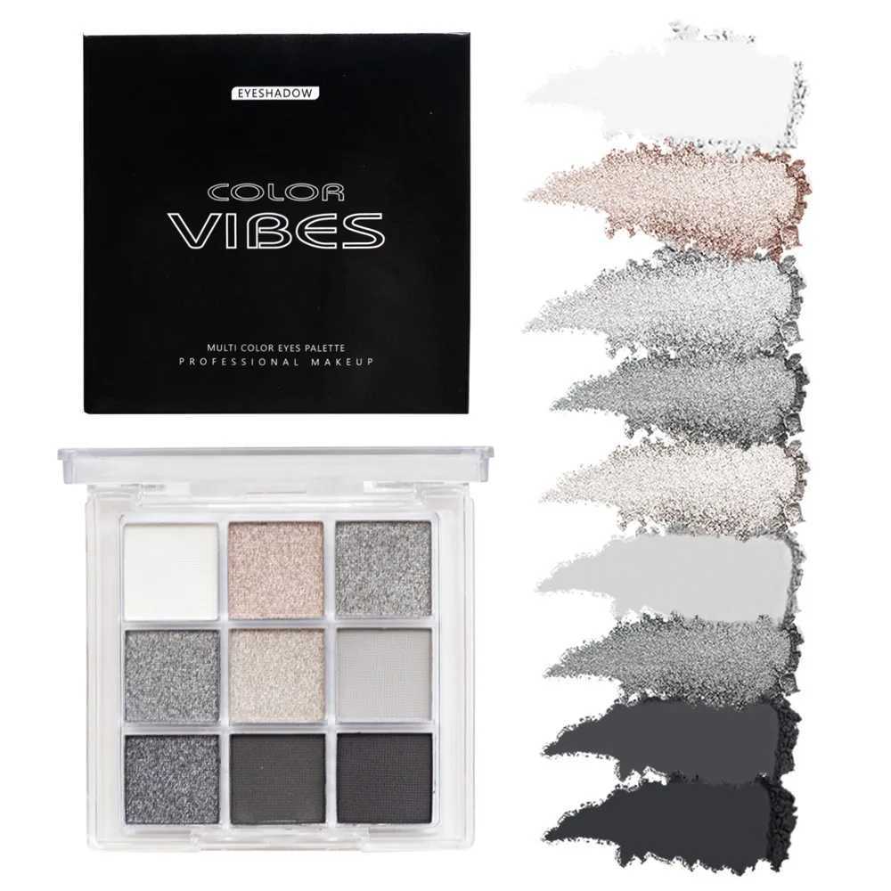 9 Color Cool Color eye shadow Palette Black Smoke Palette Matte Flash eye shadow Palette Smoke eye shadow Color PaletteW241212