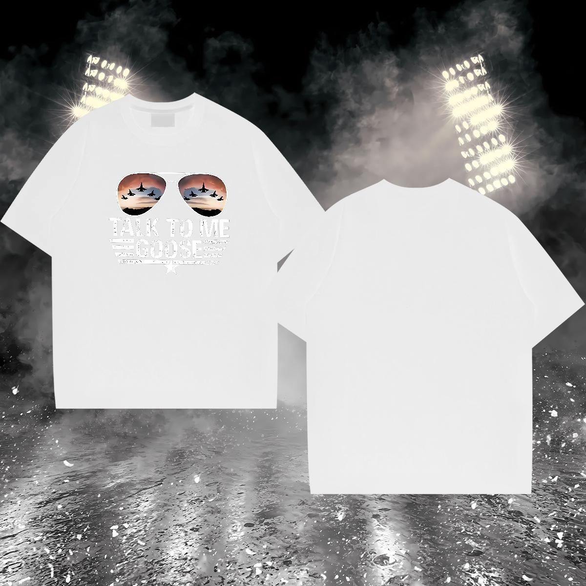 Stylist T Shirts Men letter Clothes 230g Cotton Home Outdoor Brand Asian Size Breathable Short Sleeve Men Tops Tees