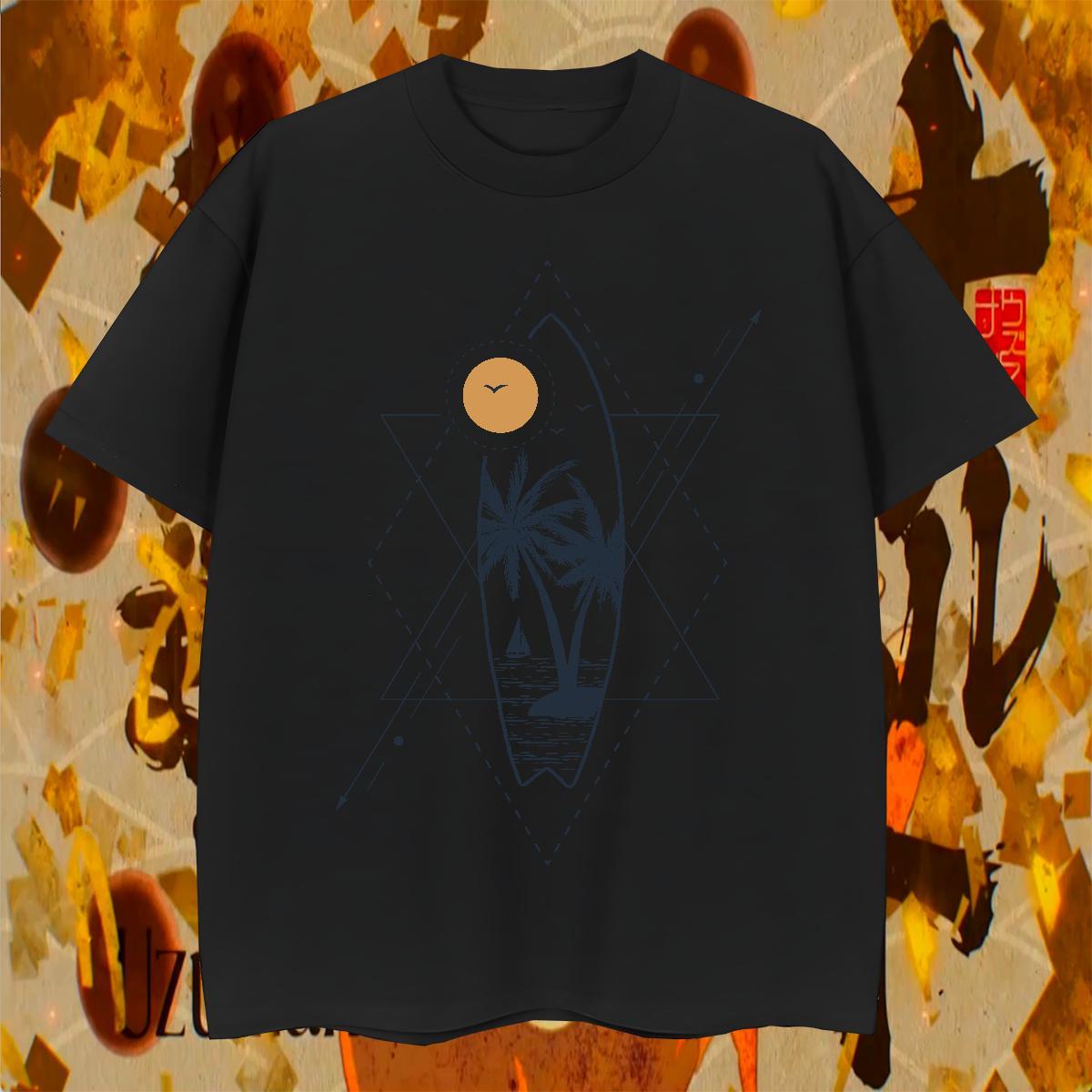 Wholesale Men Tees Hip Hop Street 230g Pure Cotton DIY Printed Breathable Crew Neck sea Mens T Shirts Fashion Designer Tops