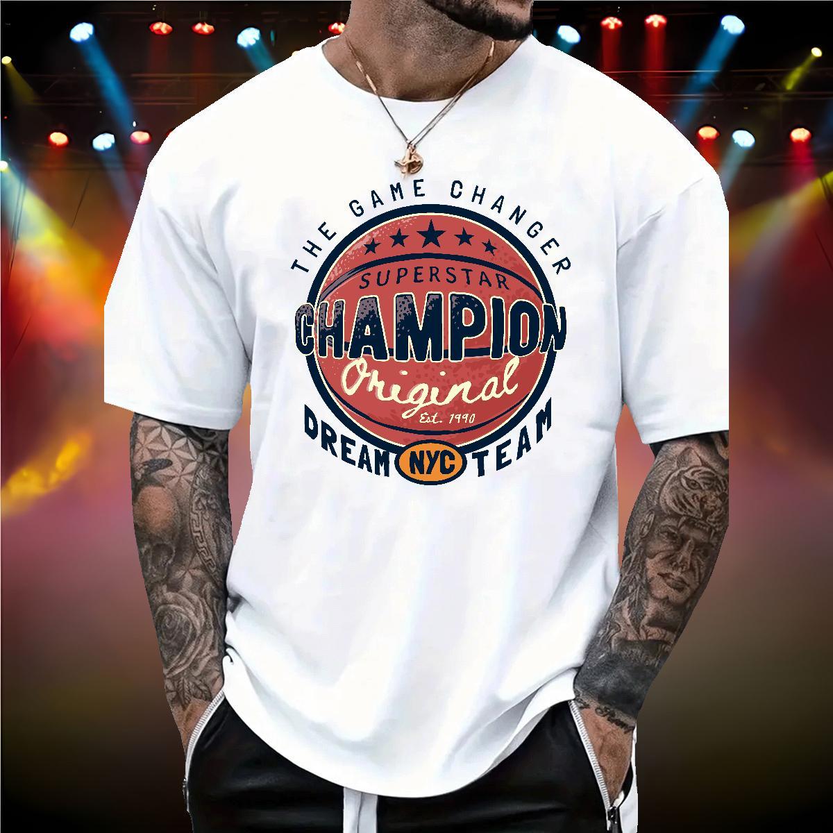 Free Shipping letter Man T Shirts Outdoor Men Tees 230g Pure Cotton Classic Short Sleeve Soft Custom Anime Wear