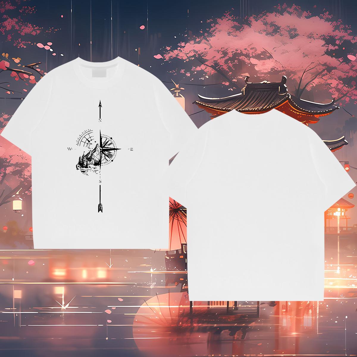 DIY Customized T-Shirts Religion Wear 100% Cotton 230g Street Cool Oversized 3XL 4XL Short Sleeve Soft Couples T Shirts
