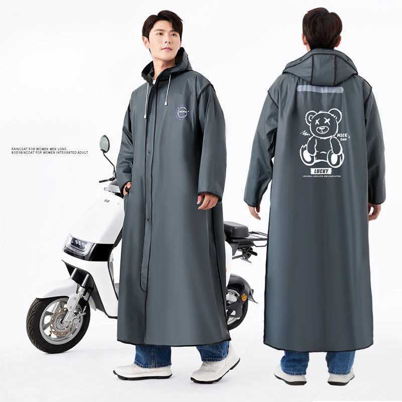 One Piece Children Raincoat Kid Adult Thickened Waterproof Rain Coat Outdoor Hiking Travel Reusable Rain Y240810