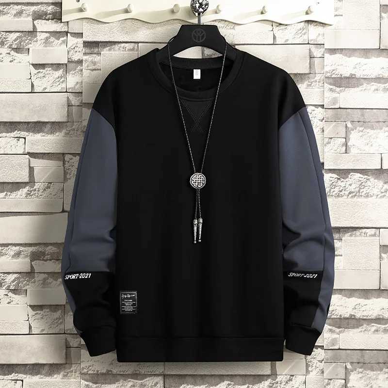 ashion Brand Hip Hop Men Hoodies 2023 Autumn Mens Sweatshirts New Casual Solid Pullover Street Wear Clothing Mens Harajuku TopsXJ240812