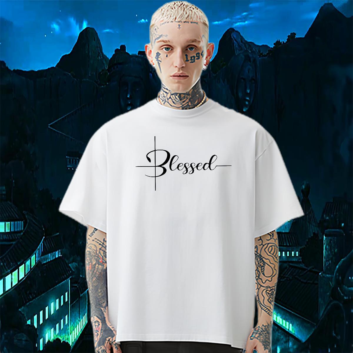 Classic Men T Shirts letter Tshirts 100% Cotton 230g Daily Wear Popular Custom Print Plus Size Crew Neck Breathable Mens Tshirts