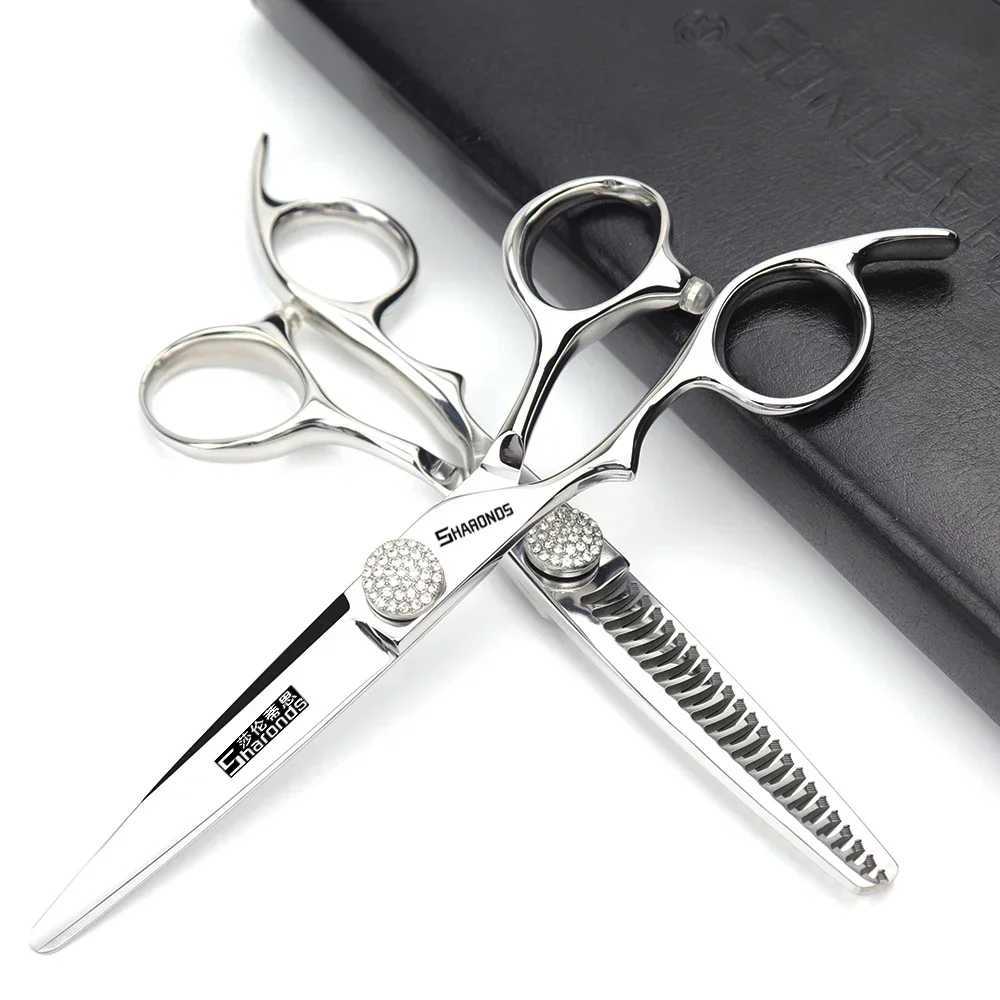 SHARONDS Professional Hairdressing Scissors Hairdresser Dedicated Clippers 440C Japanese Steel Barber specialized Hair Scissors CL240812