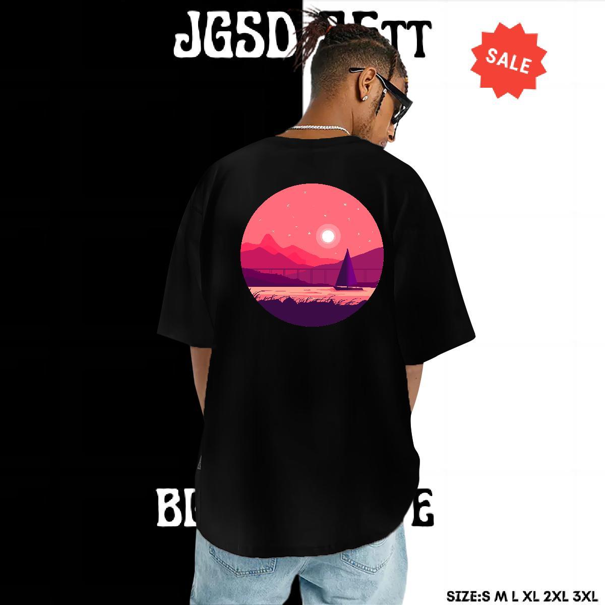 Stylist Men T Shirts sky Tees 230g 100% Cotton Outdoor Classic Anime Print Round Neck Short Sleeve Tshirts