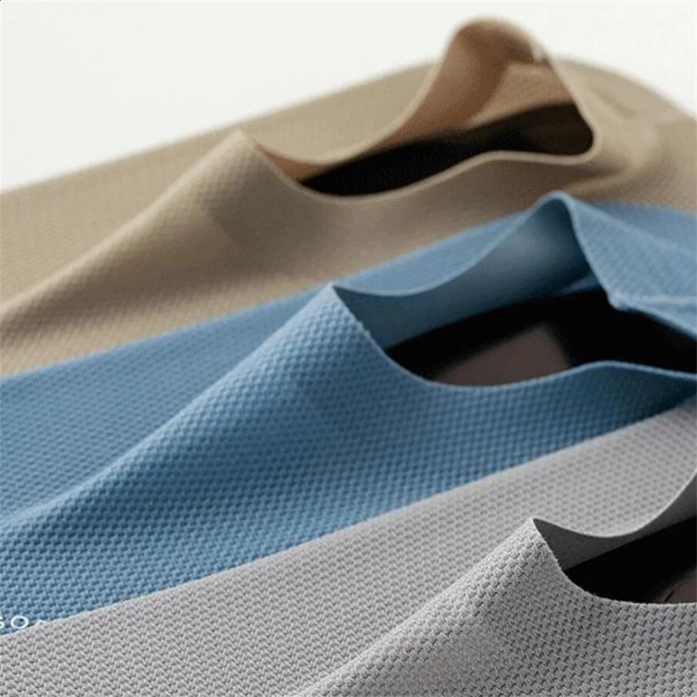 3 Pairs Ice Silk Mens Invisible Boat Socks Summer Thin COTTON SOLE Non Slip Low Cut Short Socks Breathable Mesh 240812