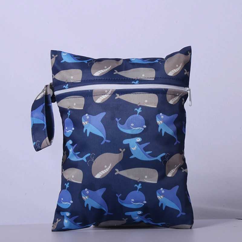 Baby diaper bag mini size 25x20cm waterproof single pocket diaper bag travel wet dry baby diaper bag W240812