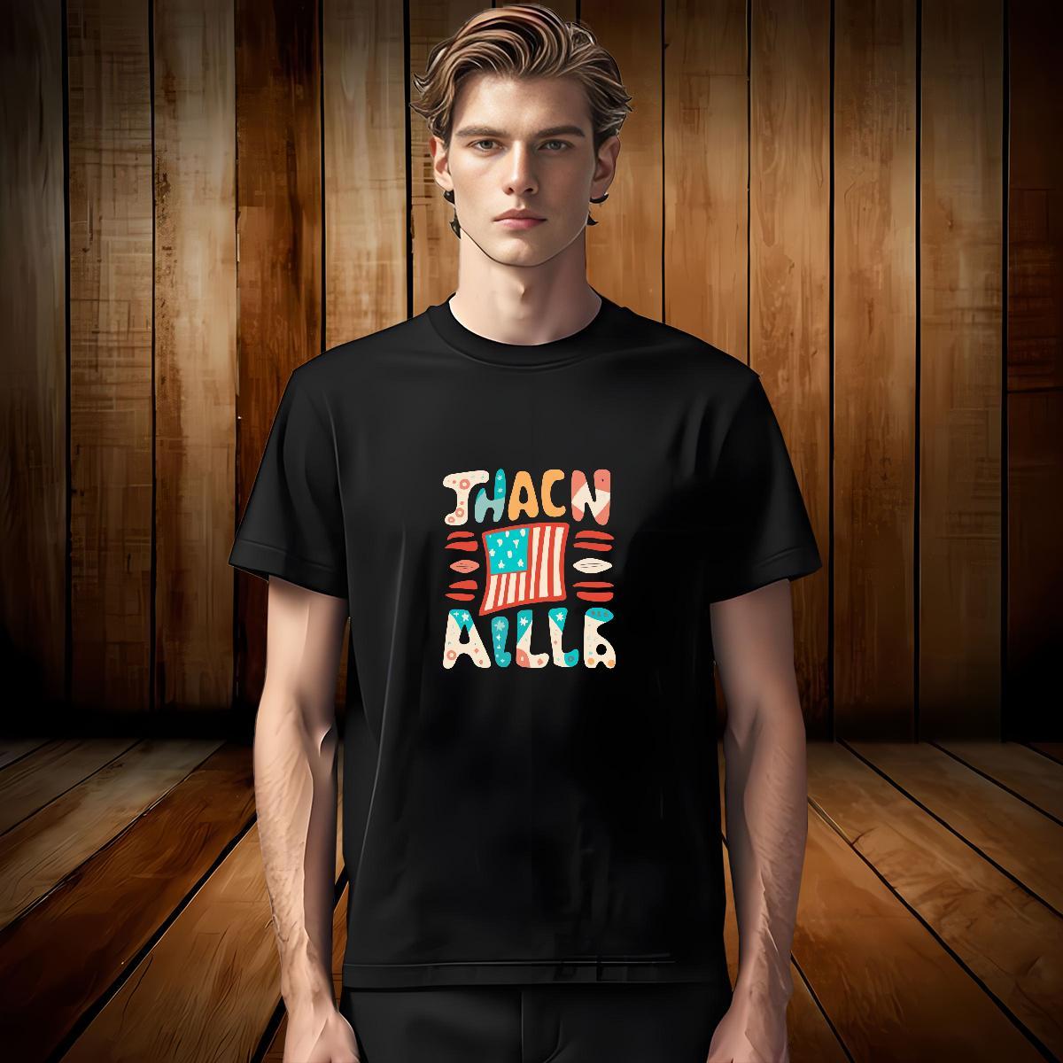 Customized 100% Cotton 230g Man T Shirts Anime Printing Street Couples T Shirts Polos O-Neck Short Sleeve Unisex DIY Printed