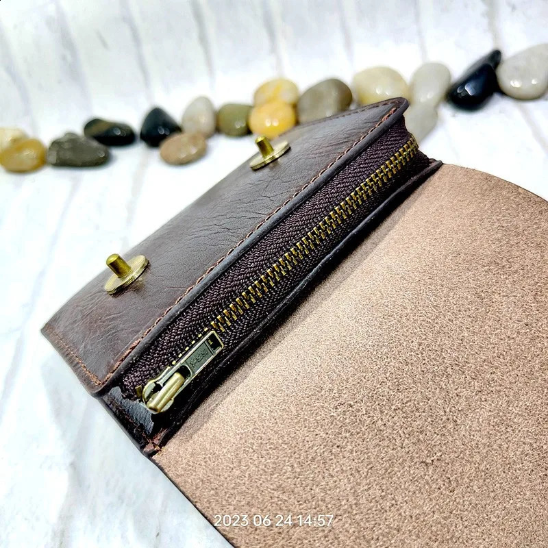 Blongk Zippered Waist Pack Leather Belt Bag Driver License Case Card Clip Wallet Coin Wallet Car Key Bag Men LBHD 240812