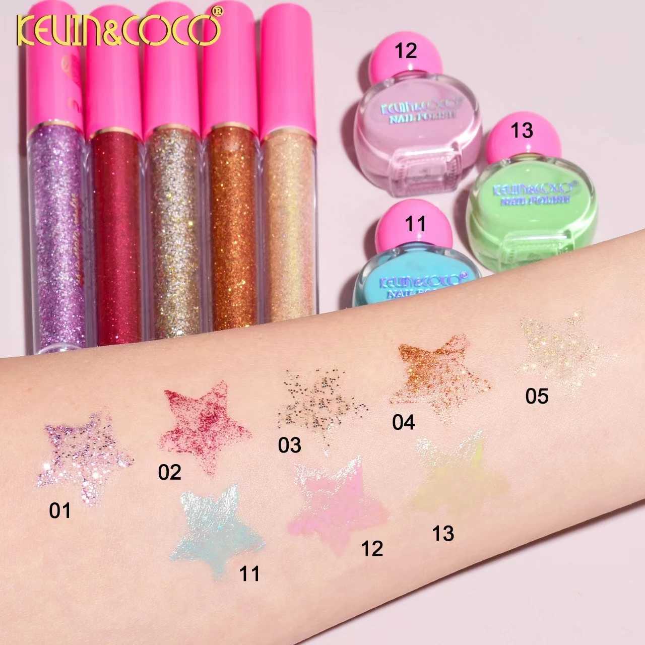 Beauty Makeup Kit Girl Eyeshadow Lipgloss Nail Polish Set 35 Color Eyshadow Palette GiftCL240812