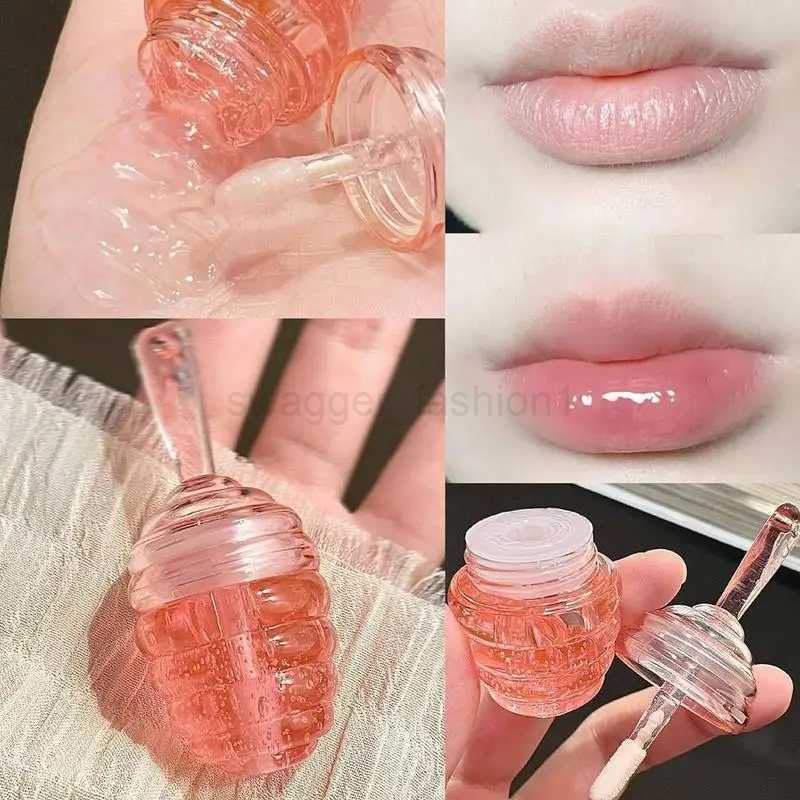 1pcs Honey Bee Oil Hydrating Lip Balm 20g Small Honey Lip Oil Moisturizing Honey Lip OilXJ240812