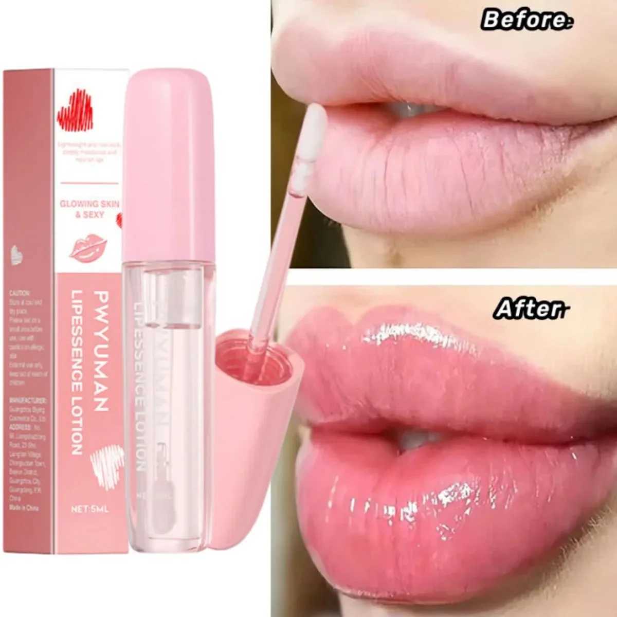 Instant lipstick Serum Lip Elastic Volume Essential Oil Reduces Fine Thread Repair Moisturizing More Sexy Lip Care W240810
