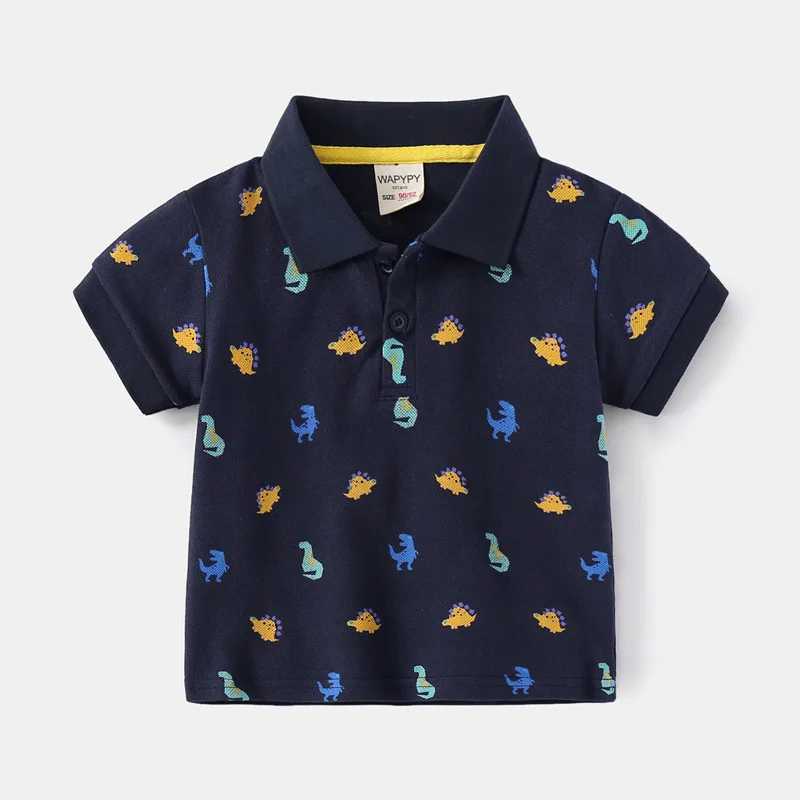 Boys Summer Polo Shirts Short Sleeve Children Top Wear Kids ClothesXJ241225