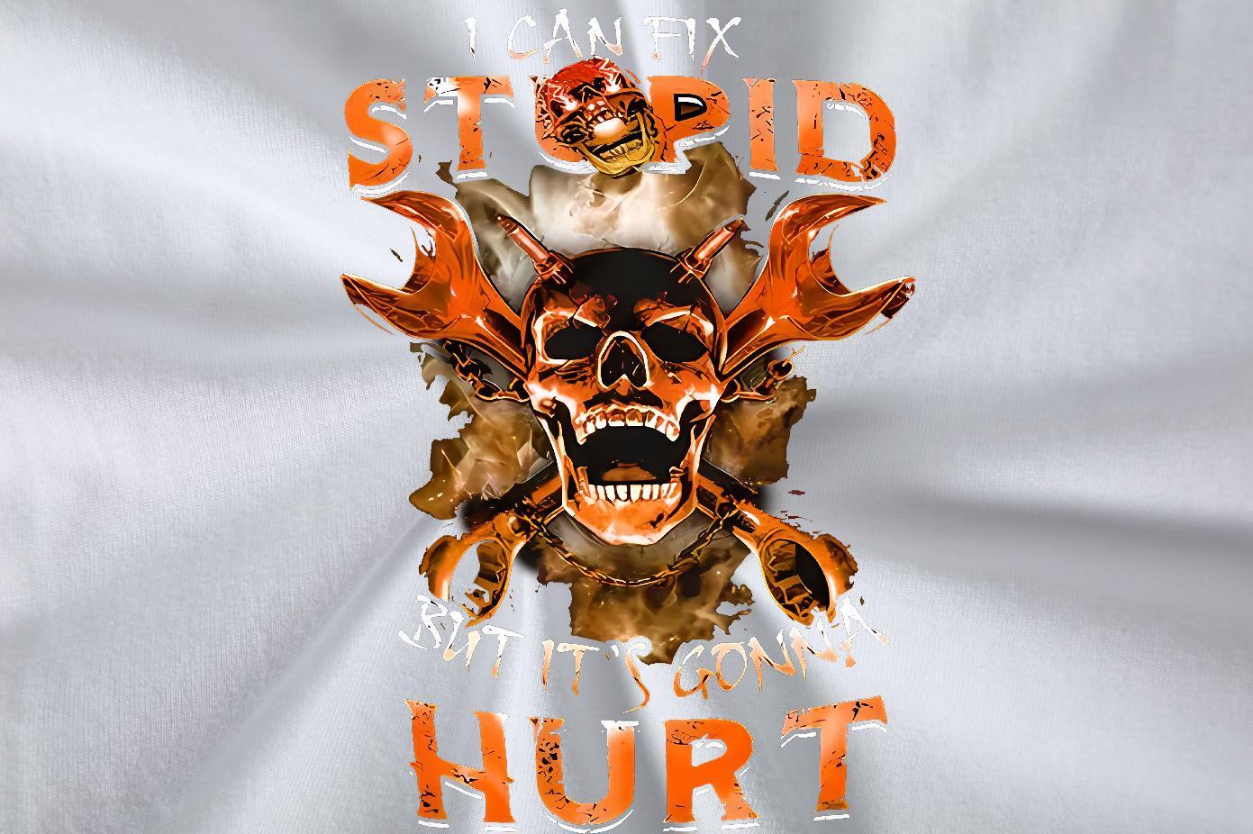 New Mens T Shirts skull Tops Shirt 230g 100% Cotton Sport High Quality Cartoon Print Crew Neck Tshirts