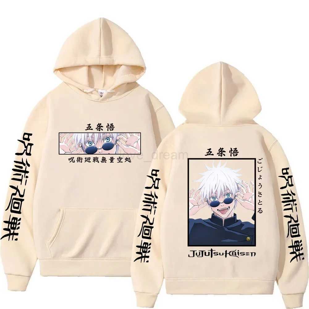 2023 Anime Jujutsu Kaisen Sweatshirts Satoru Gojo Graphic Hoodies Y2k Oversized Harajuku Streetwear Long Sleeve Unisex SudaderasXJ240812