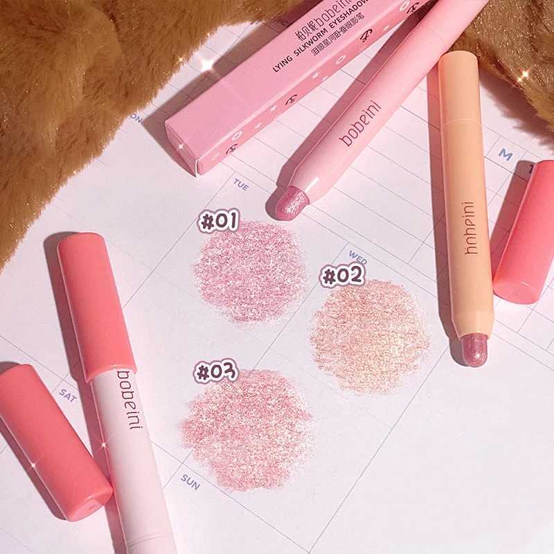 Pearlescent Eyeshadow Stick Pencil Glitter Eyeshadow Waterproof Shimmer Silkworm Liner Pen High-gloss Cosmetics Beauty MakeupCL240812