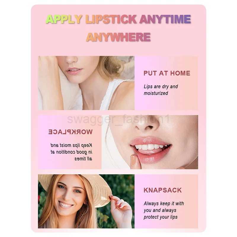 Lipstick Moisturize Lip Balm Kit Brightener Long Lasting Anti Drying Gel Lipstick Reduces Lip Lines Nourishing Lip Care NewXJ240812