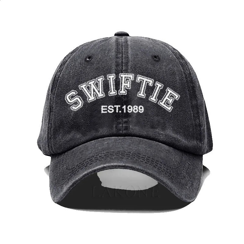 1989 Mens Baseball Hat Womens Fashion Letter Embroidery Retro Soft Cotton Dads Neutral Fan Gift 240812