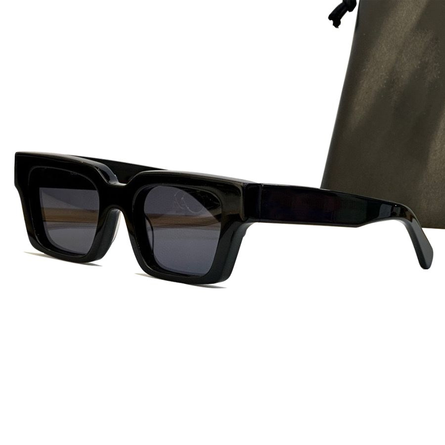 luxury designer sunglasses for men white women 008 style square original quality popular virgil outdoor popular frame UV400 protective lenses come with origin box