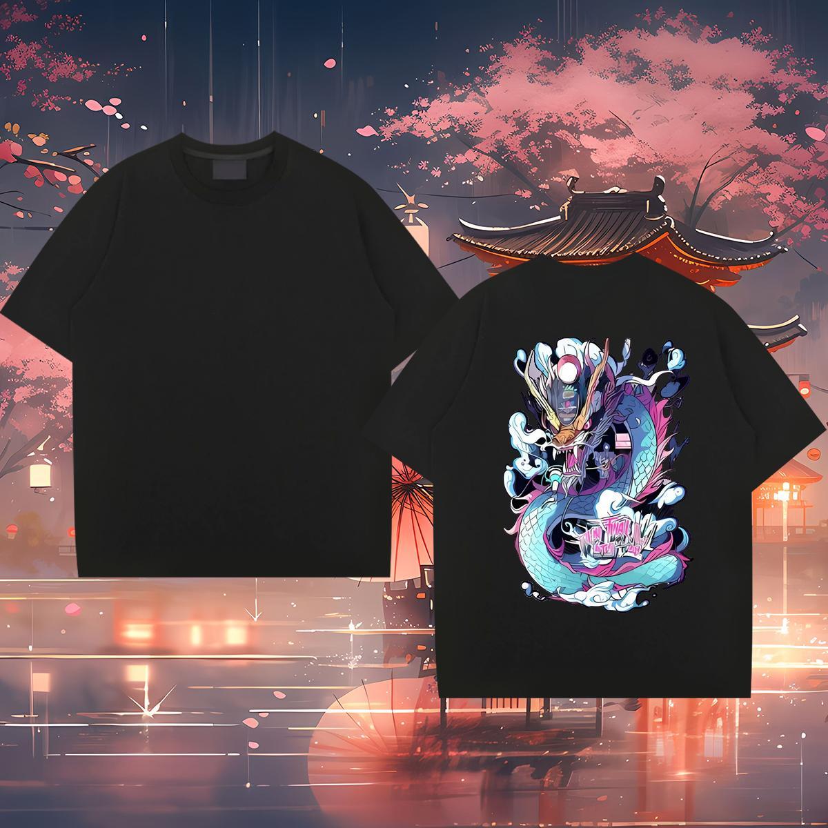 Custom Man T Shirts Tee Shirt 100% Cotton 230g Beach Designer Custom Cartoon Breathable Short Sleeve Men Tees