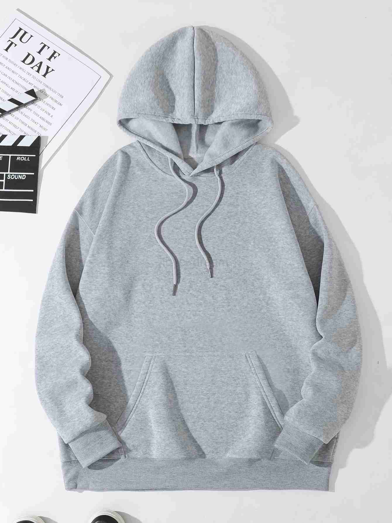 Classic Fashion Mens Hoodie Casual Hoodies Pullovers Sweatshirts Mens Top Solid Color Hoodies Sweatshirt MaleXJ240812