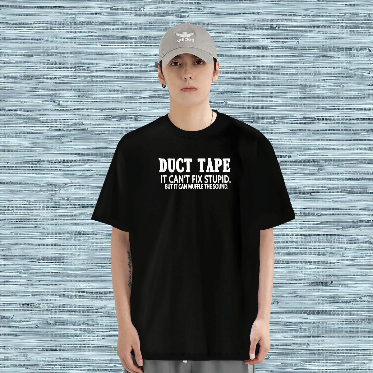 DIY Customized T-Shirts for Men letter Top Tees 230g Cotton Daily Wear Cool Design Cartoon Print Breathable Couples T Shirts