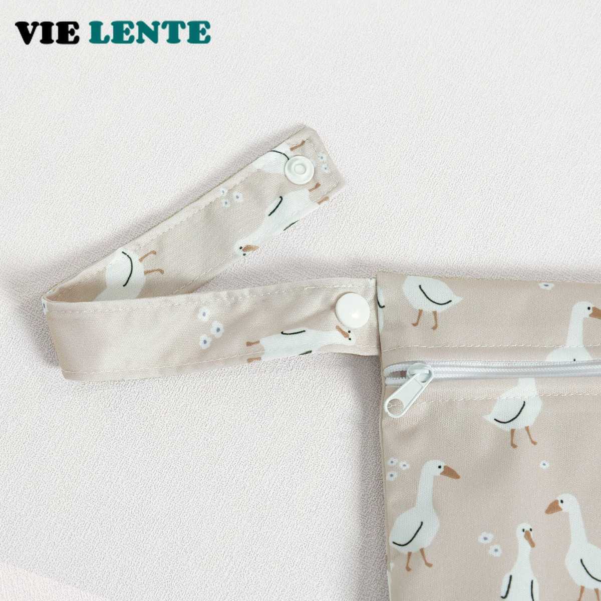 Elinfant 3-Piece Recycled Fabric Waterproof Dry Bag Portable Urine Bag Sanitary Storage Bag Baby Replacement Bag W240812