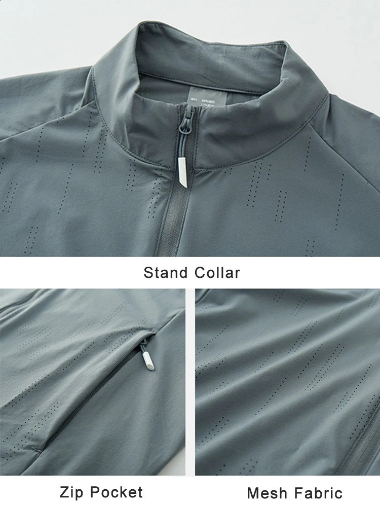 Summer UPF 40 UV Proof Men Skin Coats Stand Collar Breathable Light Thin Cool Sunscreen Clothing Casual Jackets Plus Size 8XL 240809