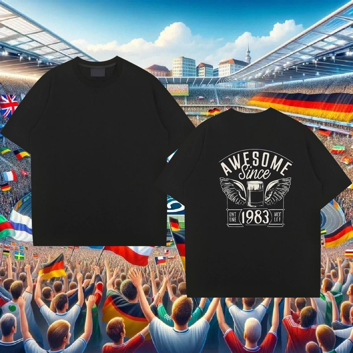 New Arrival T-Shirts for Men letter Clothings 230g Cotton Street wear Hip Hop Comfortable Customized Crew Neck Breathable Tshirt for Man Woman