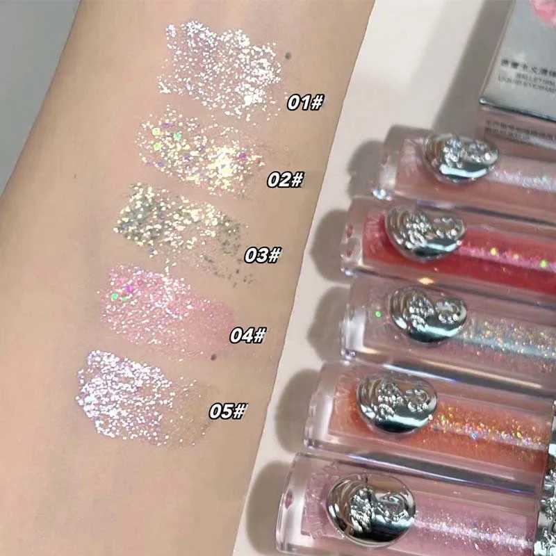 Liquid Eyeshadow Pearlescent Shimmer Long Lasting Single Colour Pearlescent Delicate Shimmer Glitter Eyeshadow HighlighterCL240812